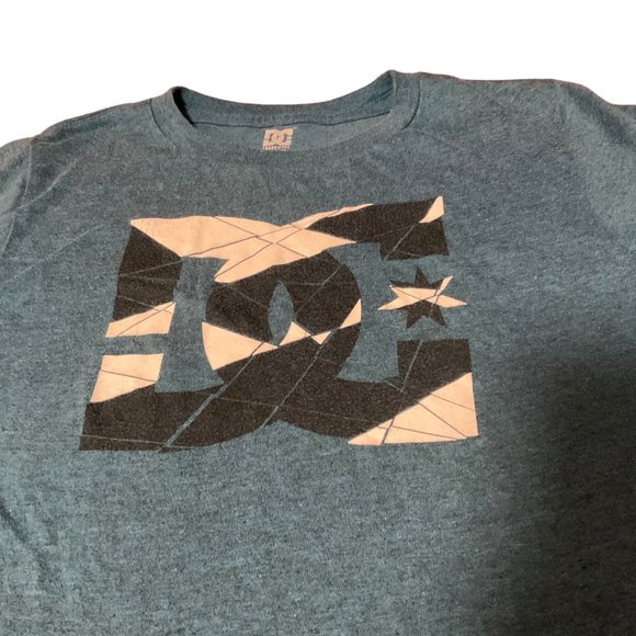 👣 5/$20 - Blue/Black/White Tee w/ Brand Logo - Picture 2 of 2